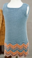 Knitting Pattern - Peter Pan P1274 - Merino Baby DK - Dress & Cardigan